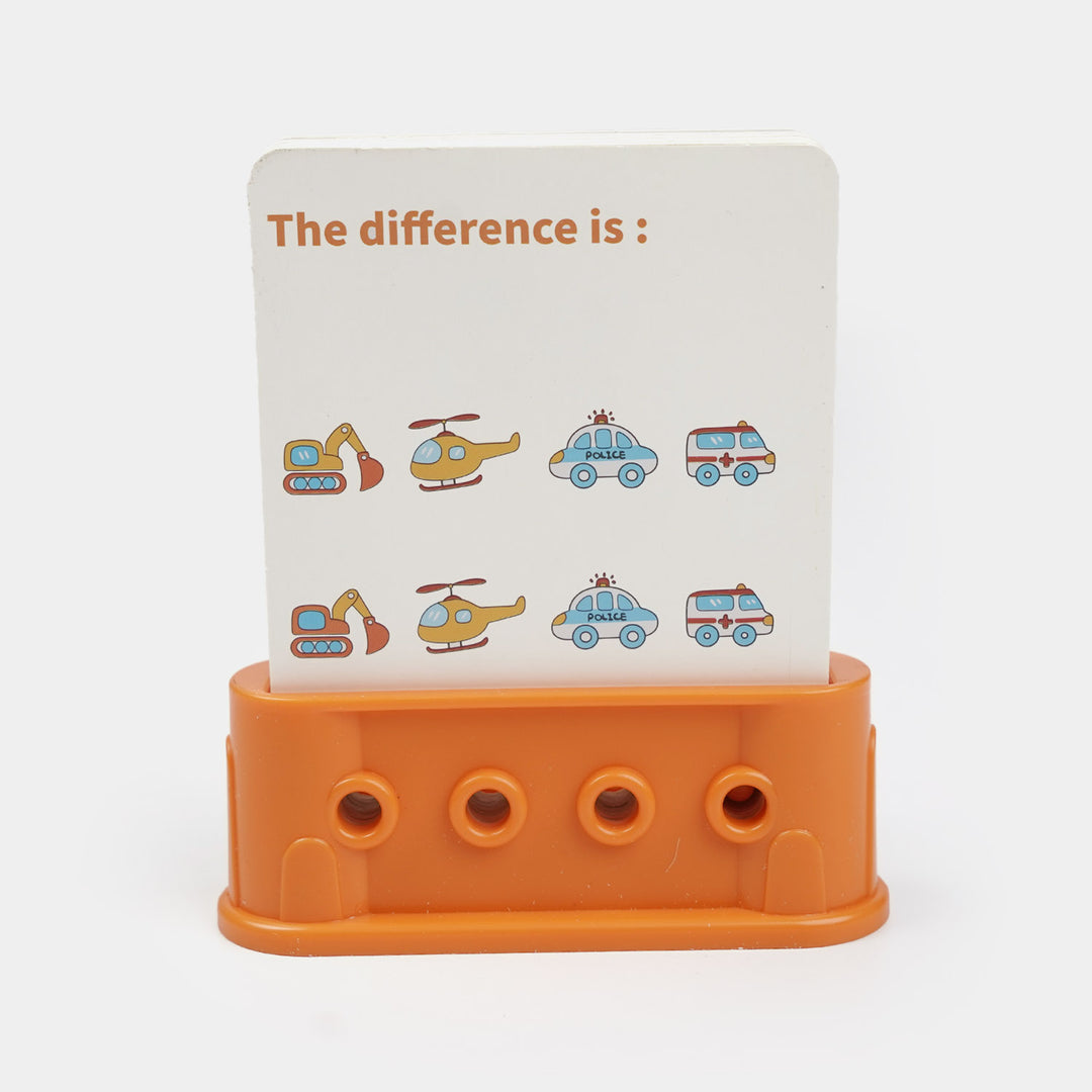 Montessori Logic Key Game with Flash Cards