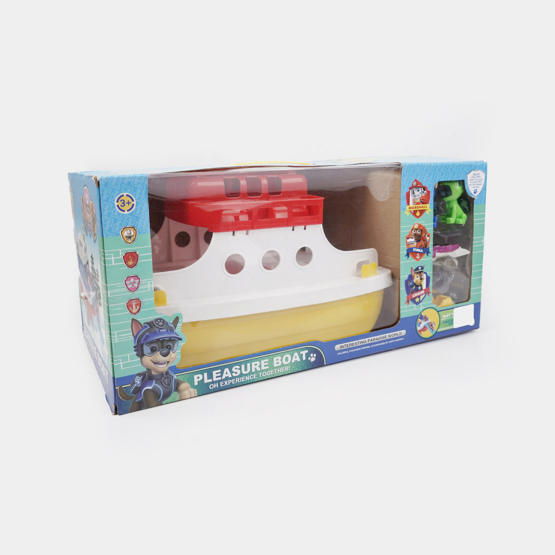 Mini Pleasure Boat Toy Floating Fun for Bath & Pool Play