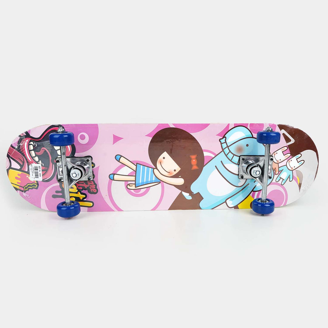 KIDS WOOD CHARACTER SKATE BOARD LARGE