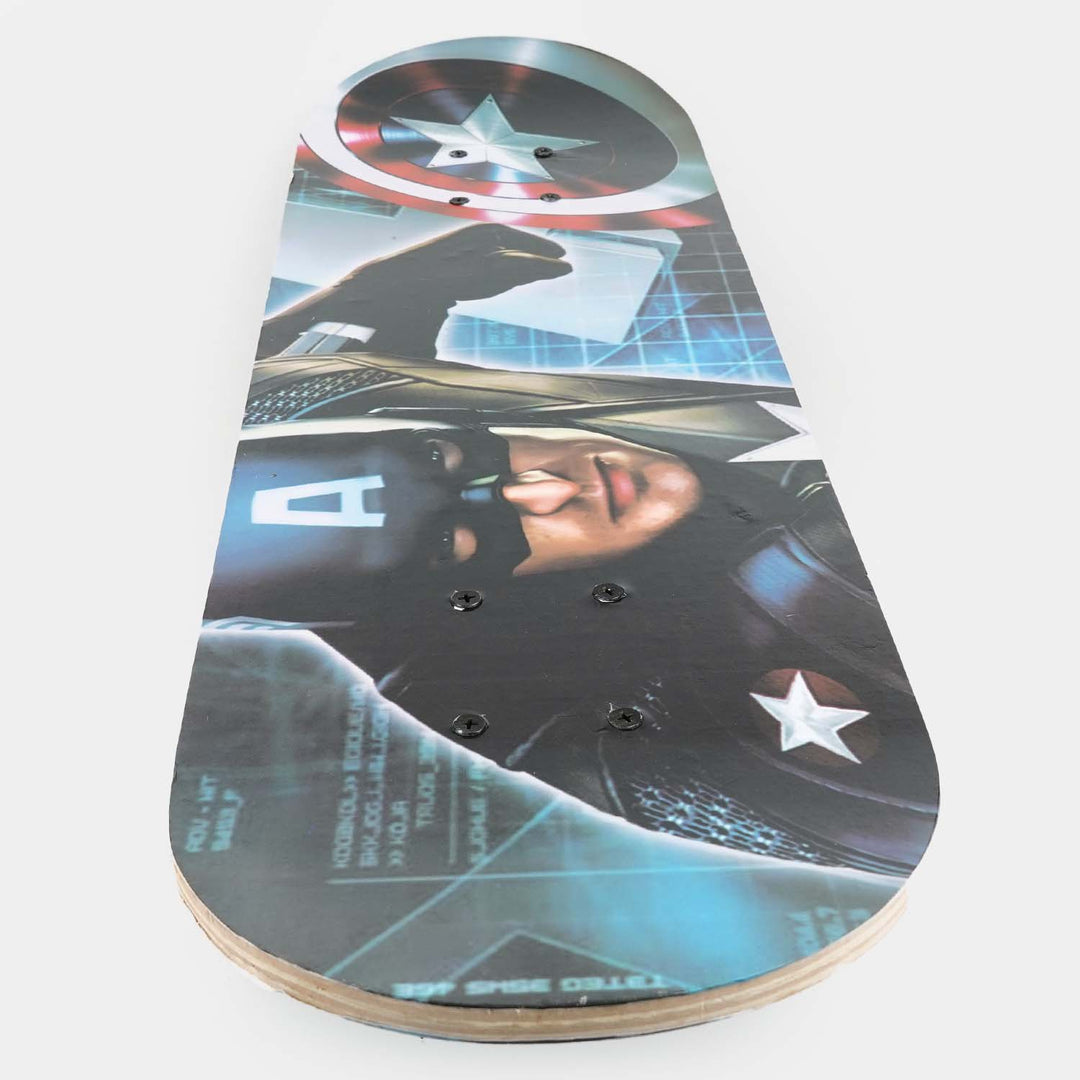 KIDS WOOD CHARACTER SKATE BOARD LARGE