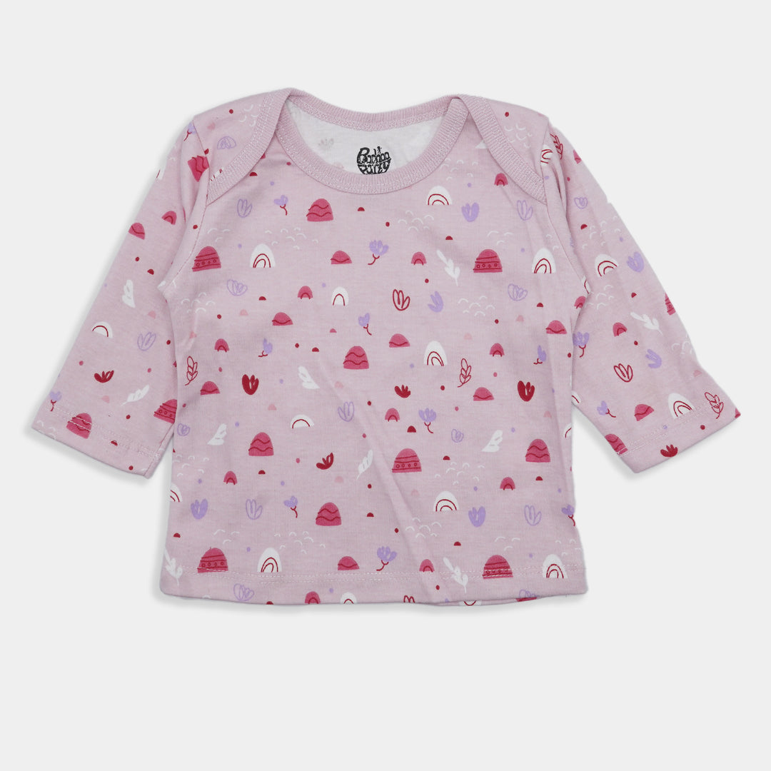 Infant Girls T Shirt 3Pc Llama-Mix