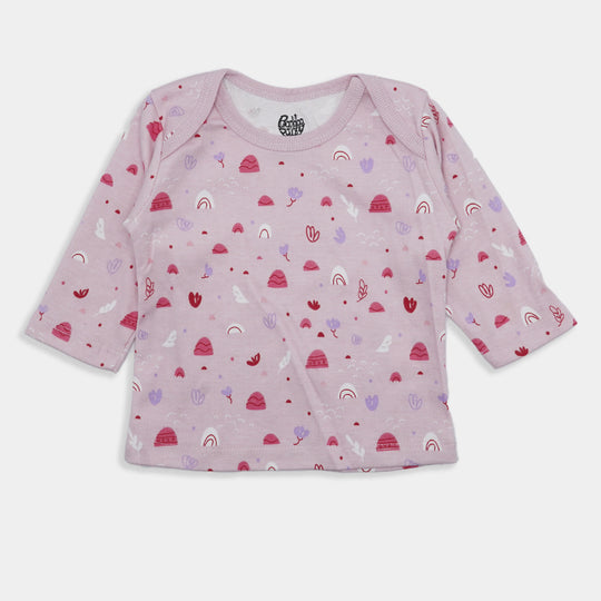 Infant Girls T Shirt 3Pc Llama-Mix