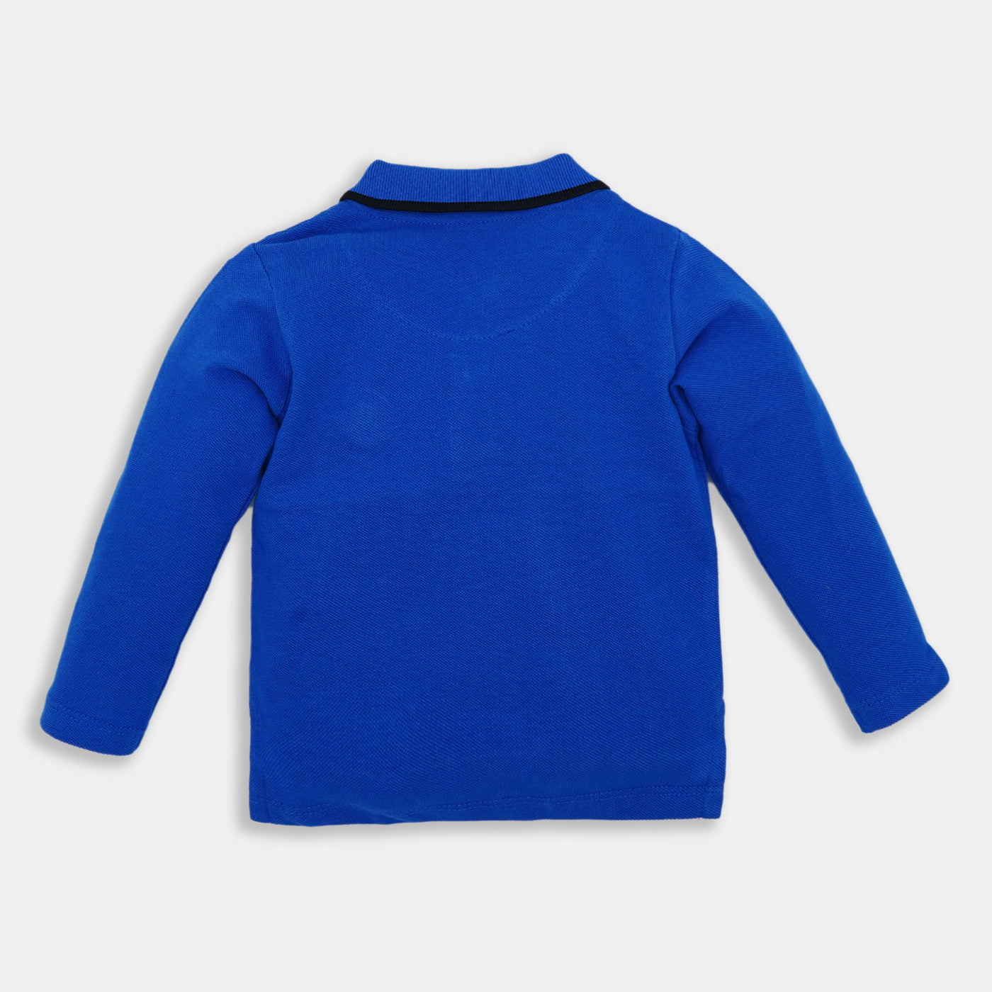 Infant Boys Cotton Polo Bear - Blue