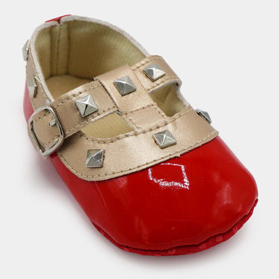 Baby Girl Shoes B188-Red