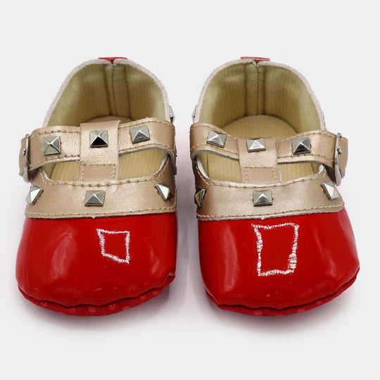 Baby Girl Shoes B188-Red