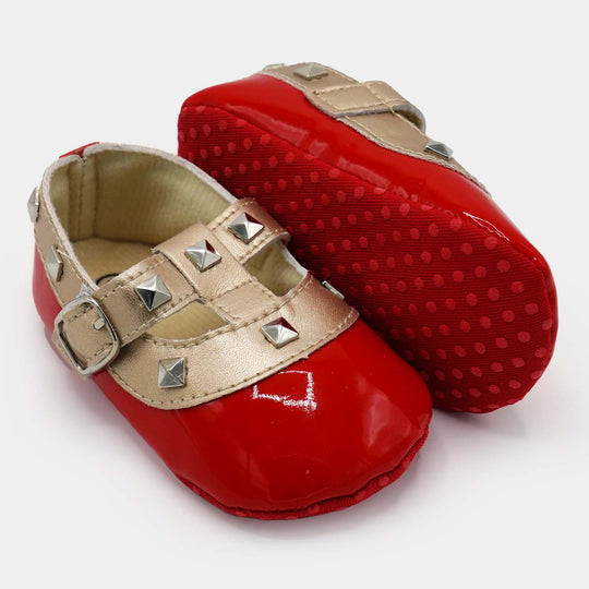 Baby Girl Shoes B188-Red