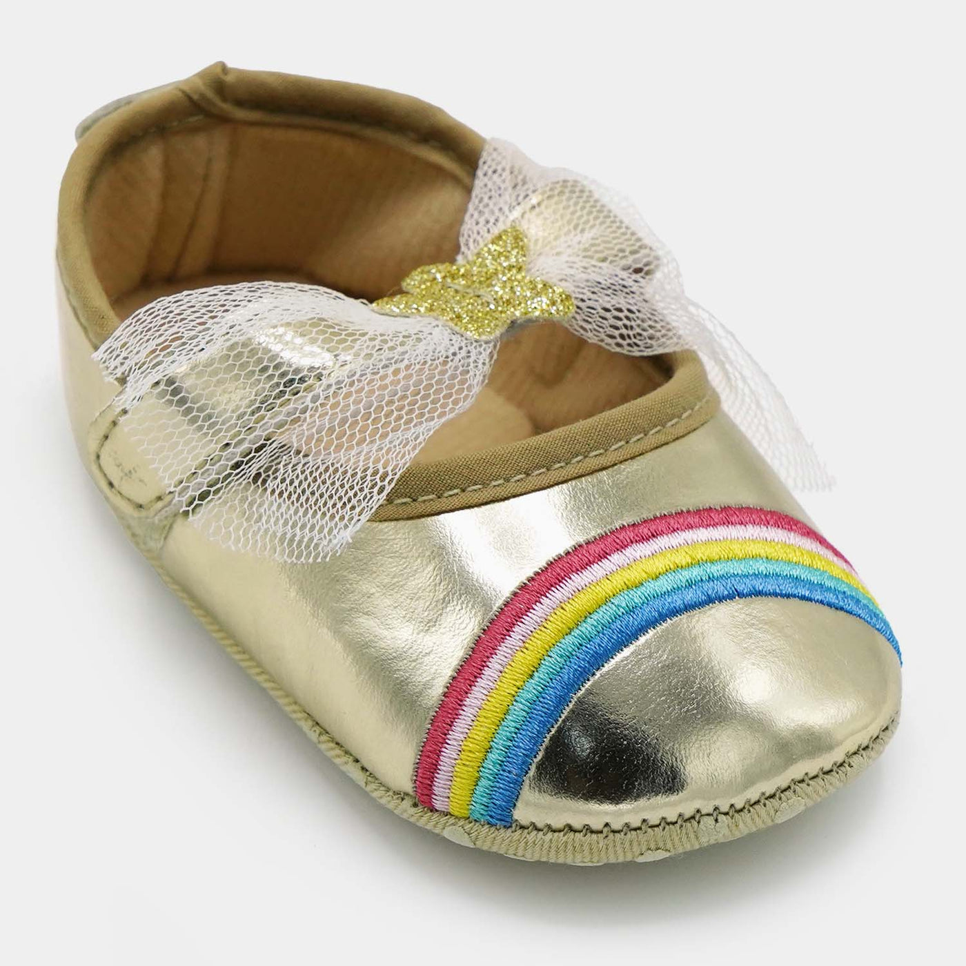 Baby Girl Shoes C-549-Gold