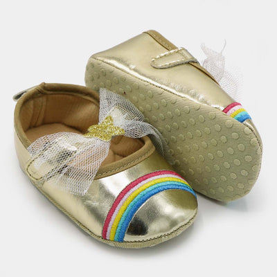 Baby Girl Shoes C-549-Gold