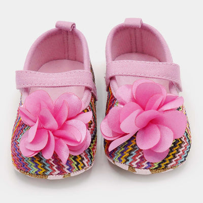 Baby Girl Shoes D35-Baby Pink
