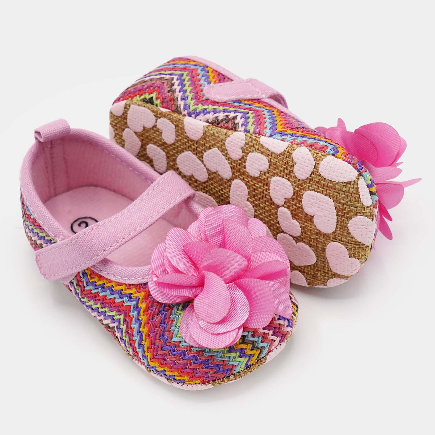 Baby Girl Shoes D35-Baby Pink
