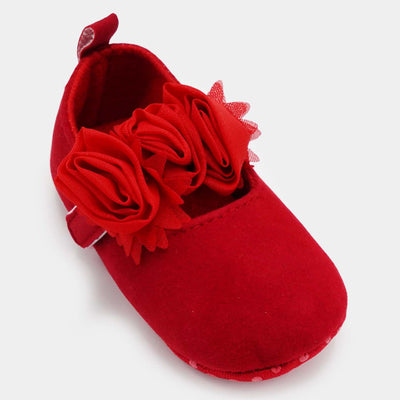 Baby Girl Shoes C-373-Red