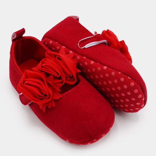 Baby Girl Shoes C-373-Red