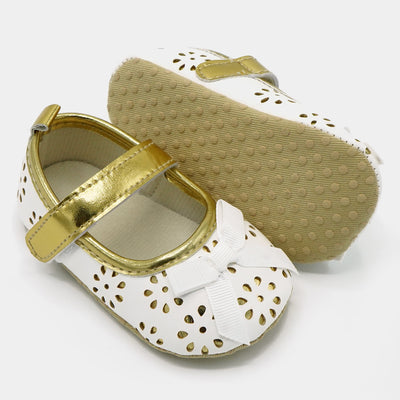 Baby Girl Shoes B235-White