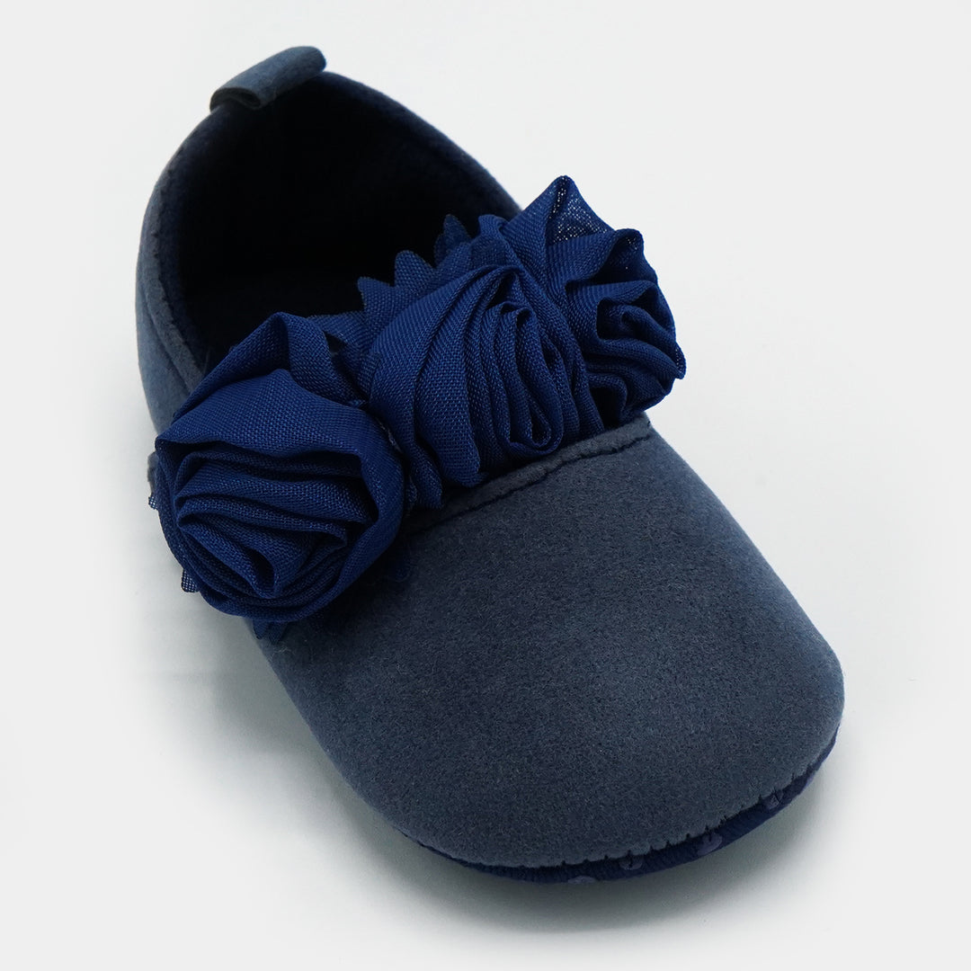 Baby Girls Shoes C-373-Blue