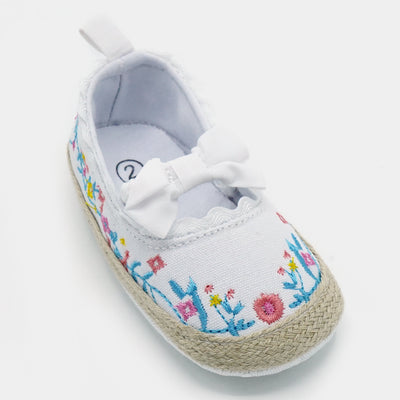 Baby Girl Shoes C-254-White