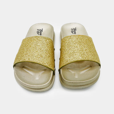 Teens Girls Slipper CL-13-Gold