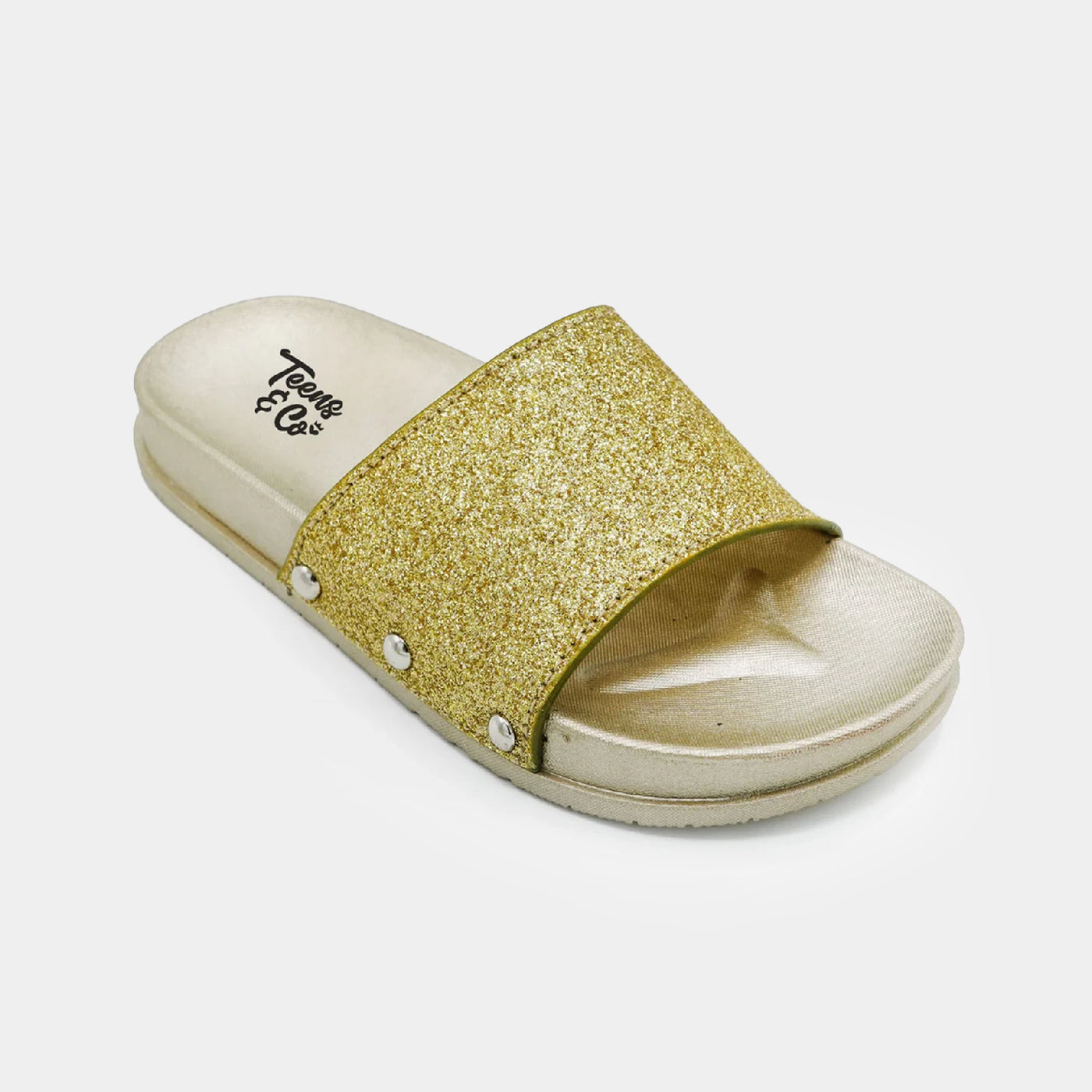 Teens Girls Slipper CL-13-Gold