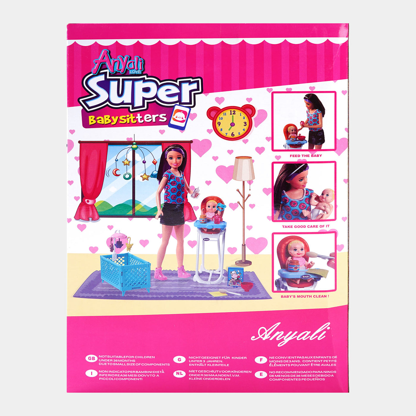 Fashion Doll Play Set For Girls