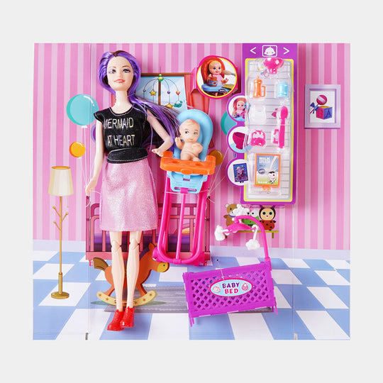 Fashion Doll Play Set For Girls