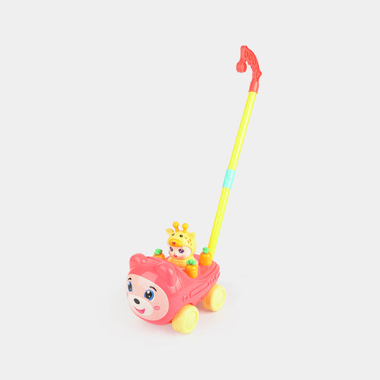 Superhero Mounted Push-Along Toy for Kids