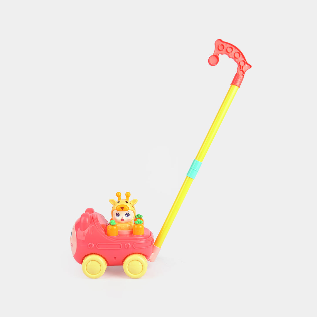 Superhero Mounted Push-Along Toy for Kids