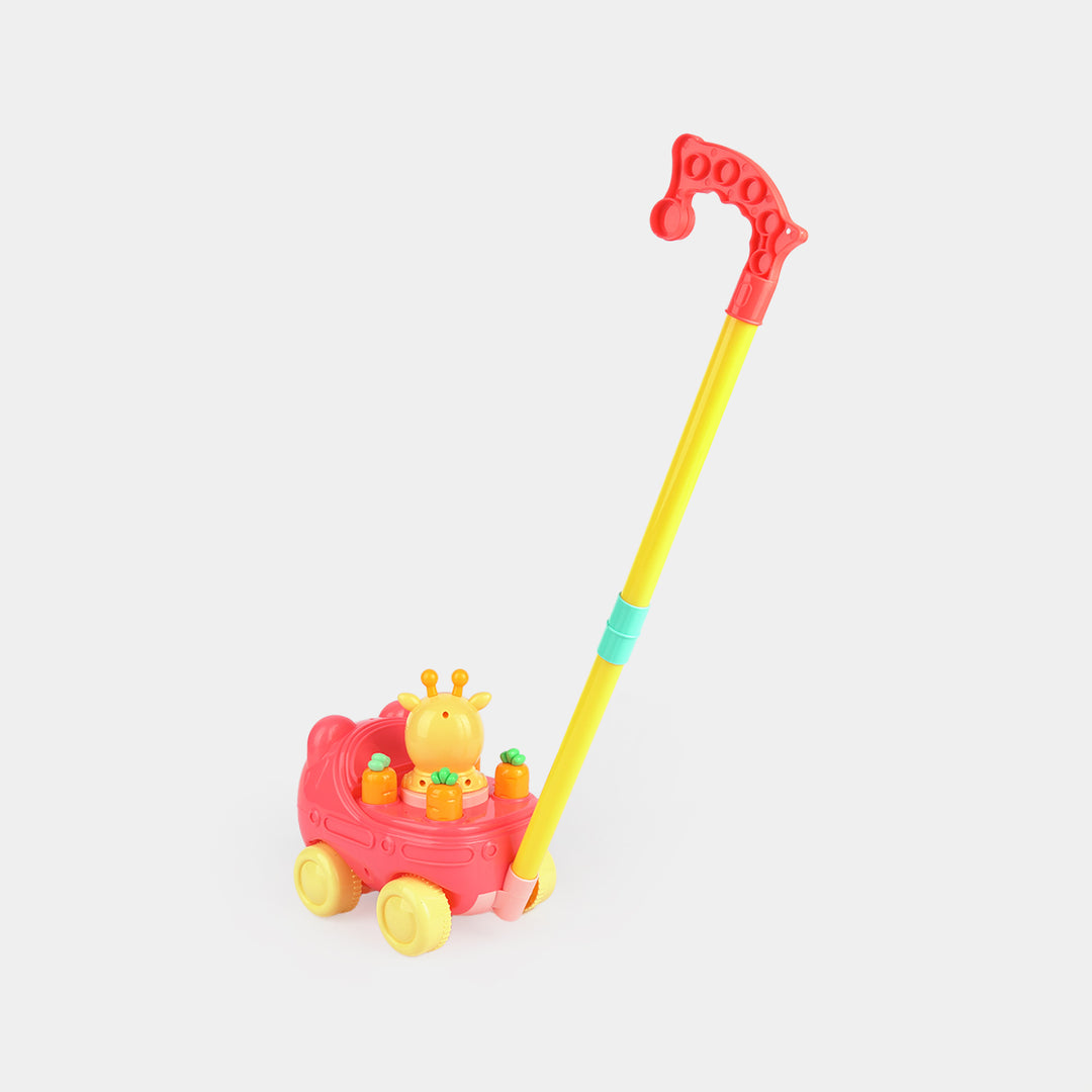 Superhero Mounted Push-Along Toy for Kids