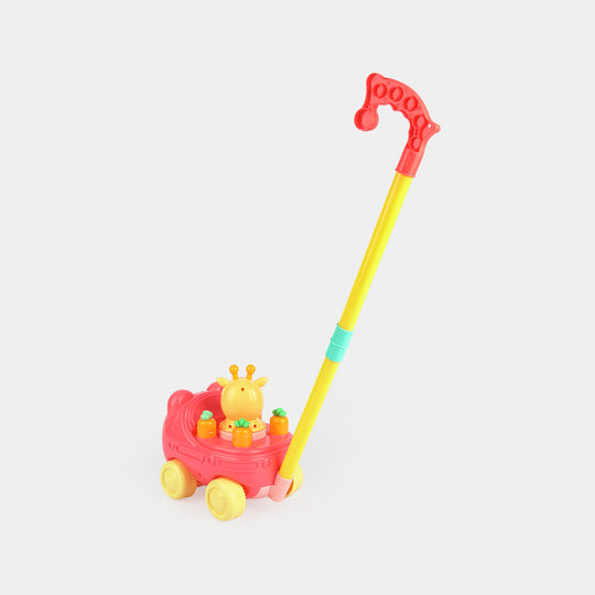 Superhero Mounted Push-Along Toy for Kids
