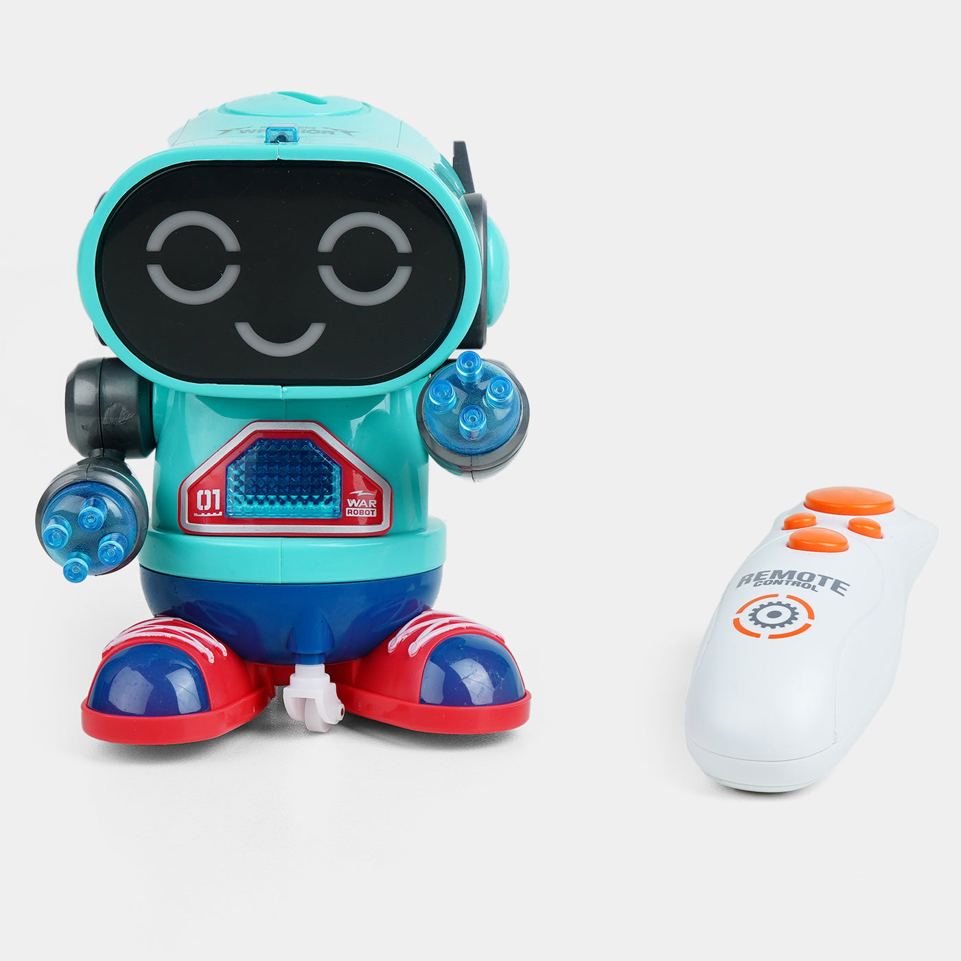 Remote Control Fun Robot With Light & Music For Kids