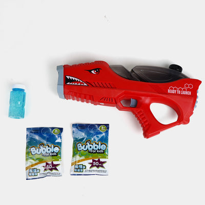 Electric Shark Water Bubble Launcher With Light