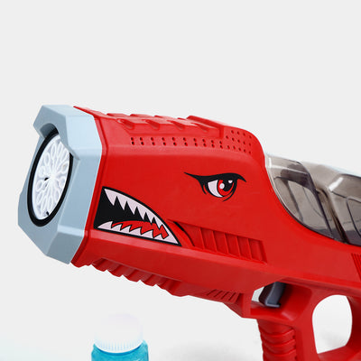 Electric Shark Water Bubble Launcher With Light