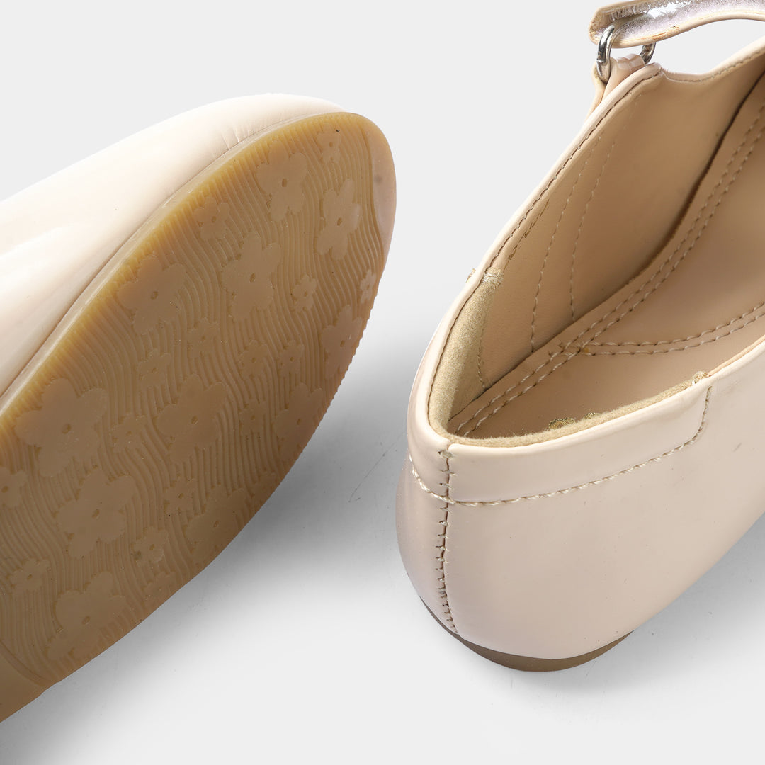 Girls Pumps BS-055-BEIGE