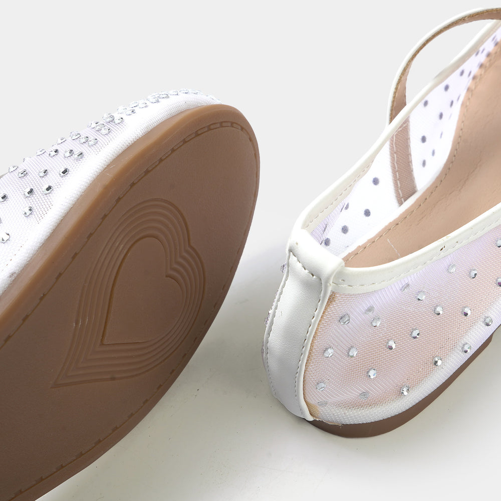 Girls Pumps 5BLEP03-SILVER