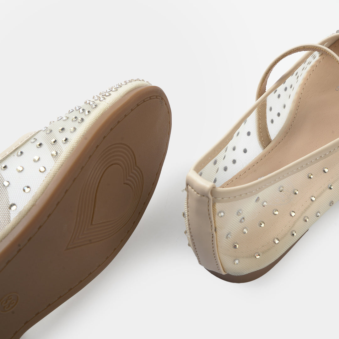 Girls Pumps 5BLEP03-BEIGE