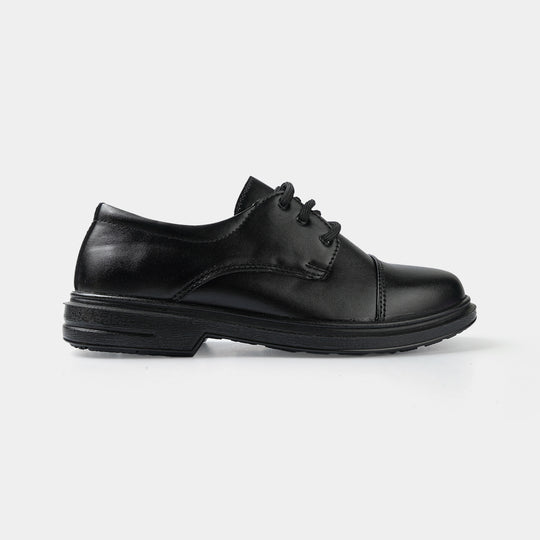 Boys School Shoes CS-013-BLACK