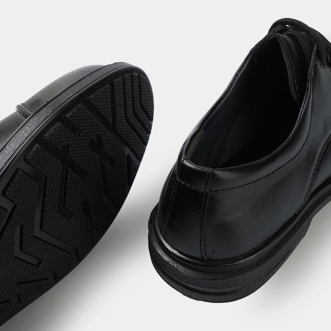 Boys School Shoes CS-013-BLACK