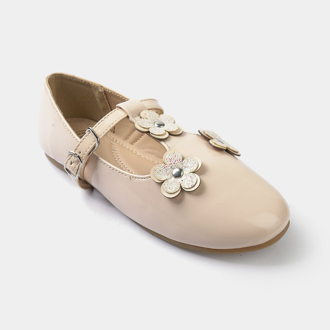 Girls Pumps BS-051-BEIGE