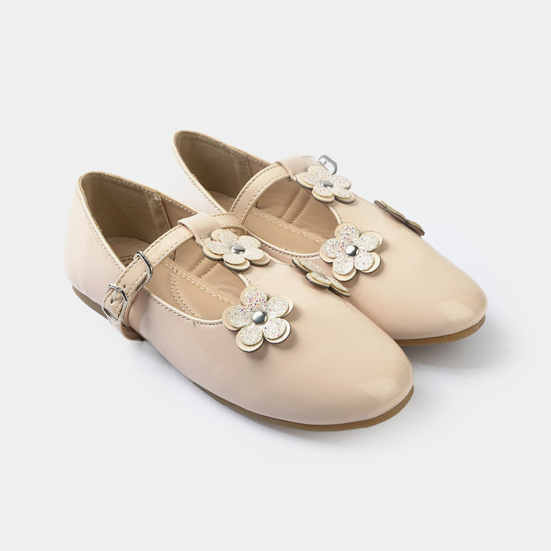 Girls Pumps BS-051-BEIGE
