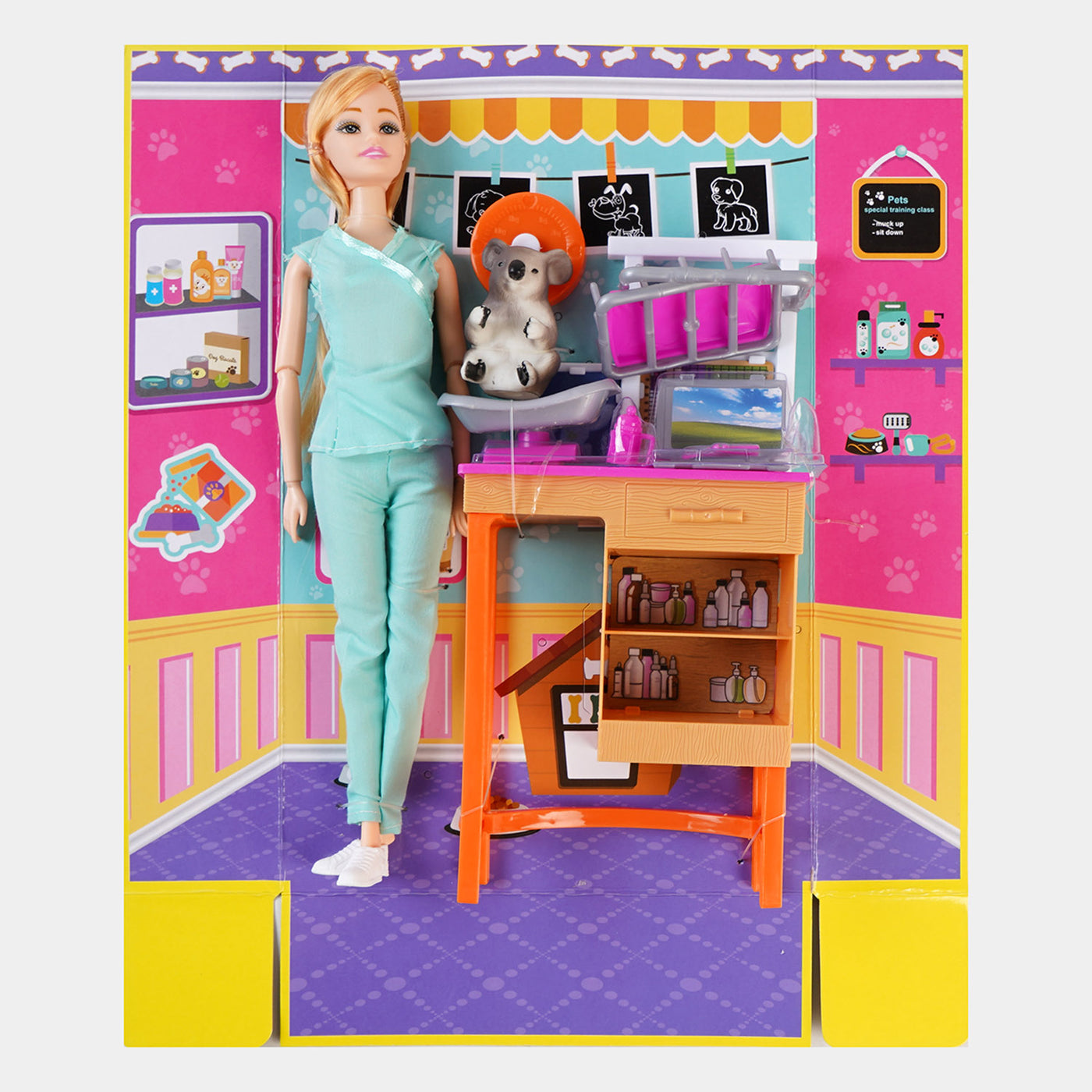 Fashion Doll Play Set For Girls