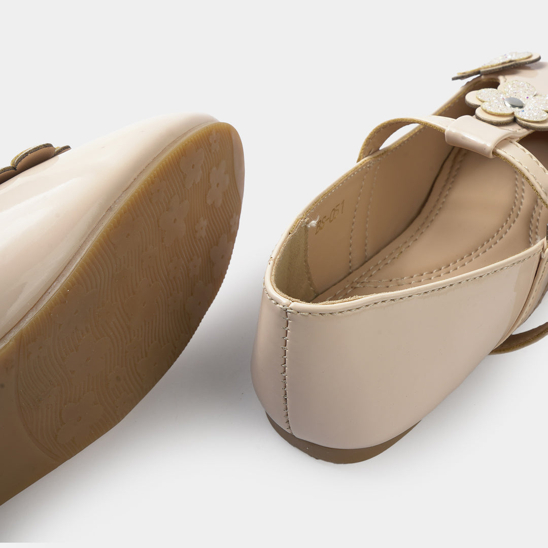 Girls Pumps BS-051-BEIGE
