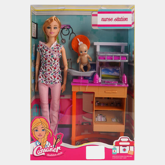 Fashion Doll Play Set For Girls