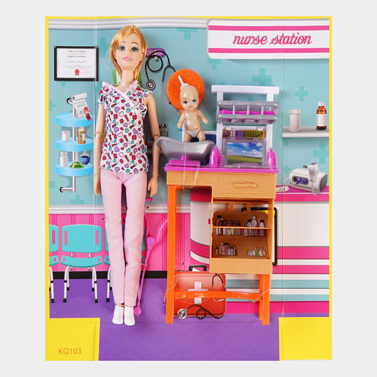 Fashion Doll Play Set For Girls