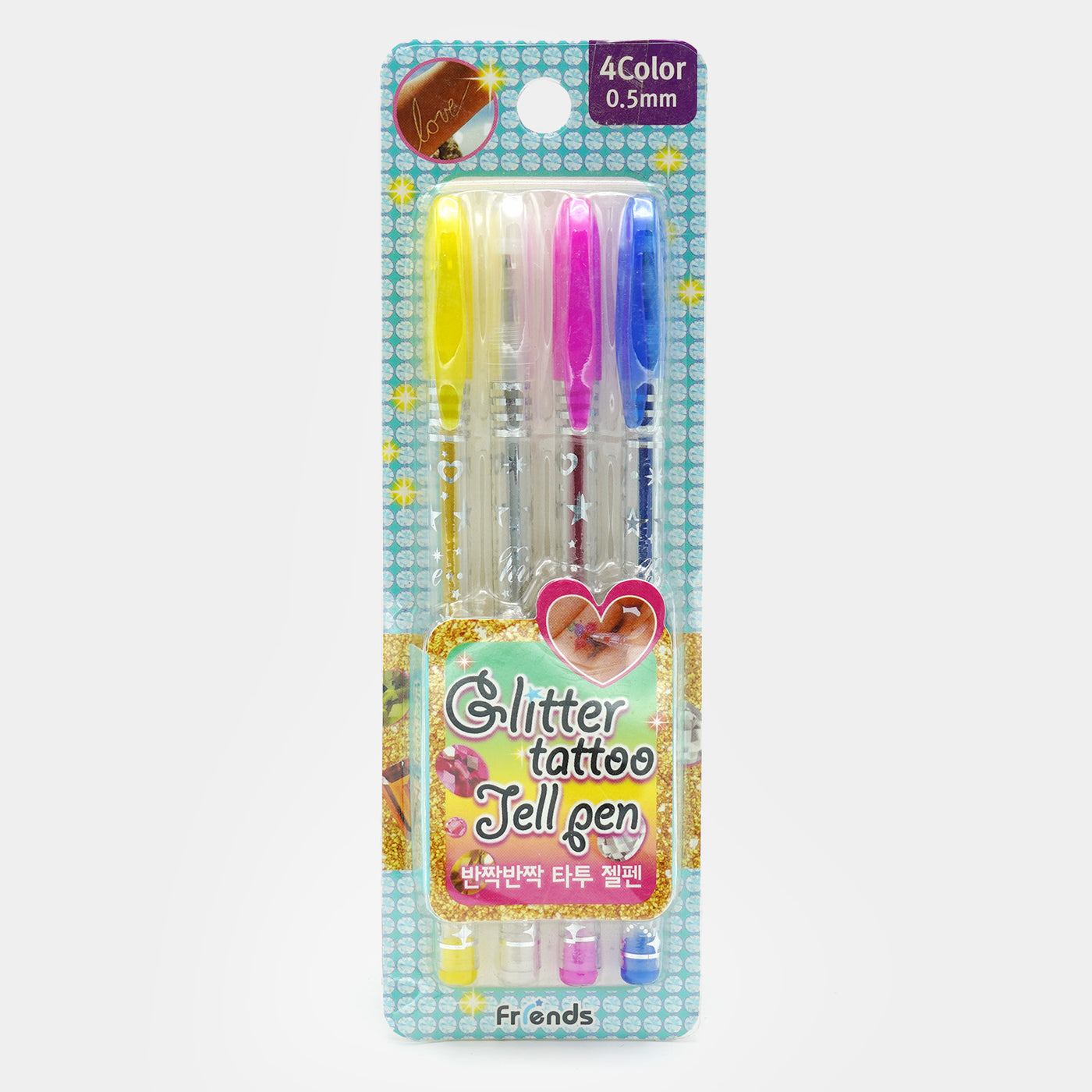 Glitter Gel Pen 4PCs Set For kids