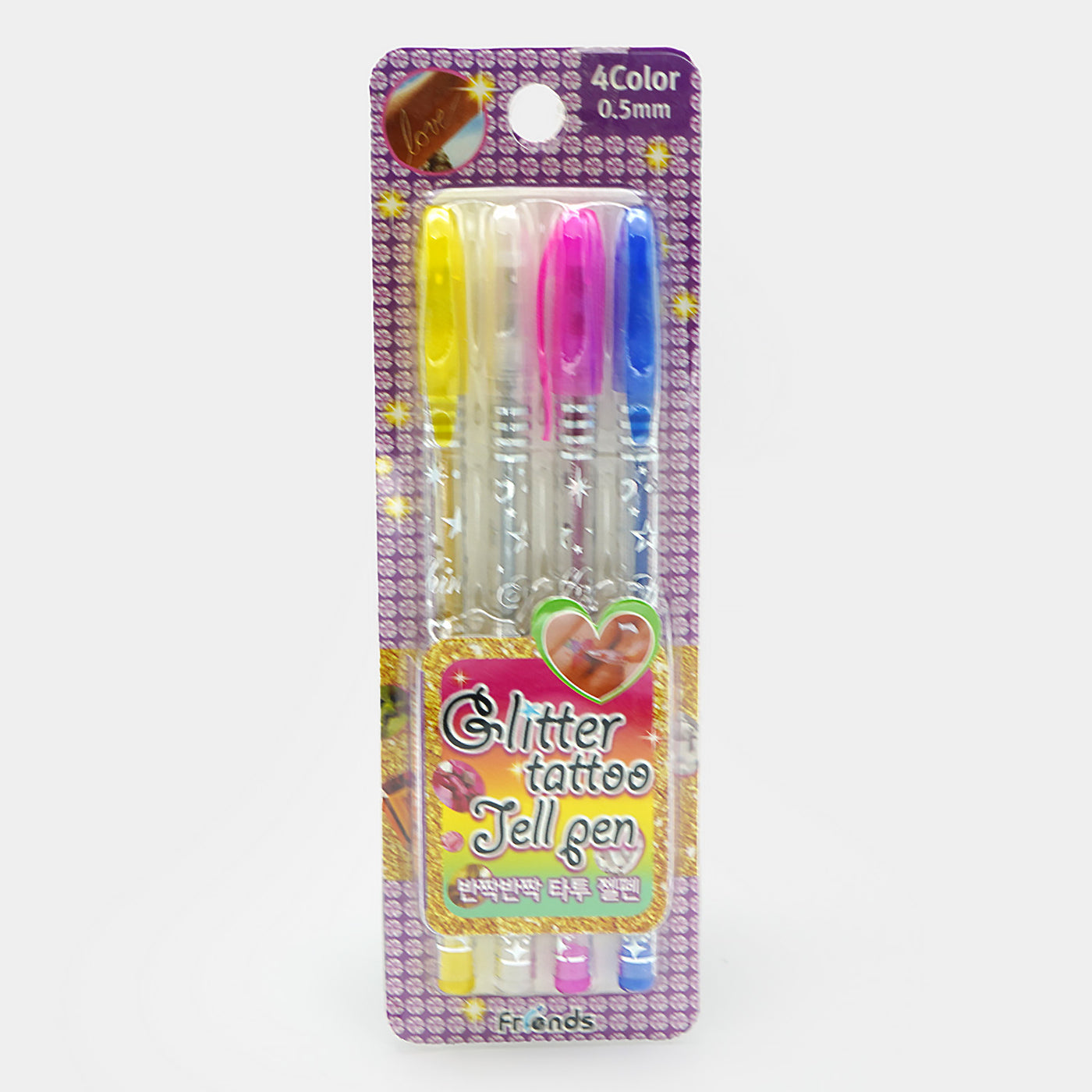 Glitter Gel Pen 4PCs Set For kids