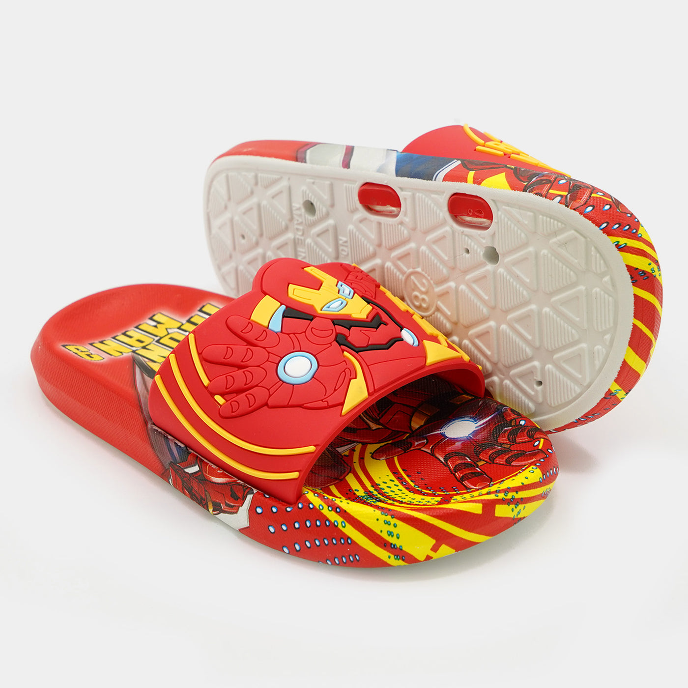 Boys Slipper 201-3-Red