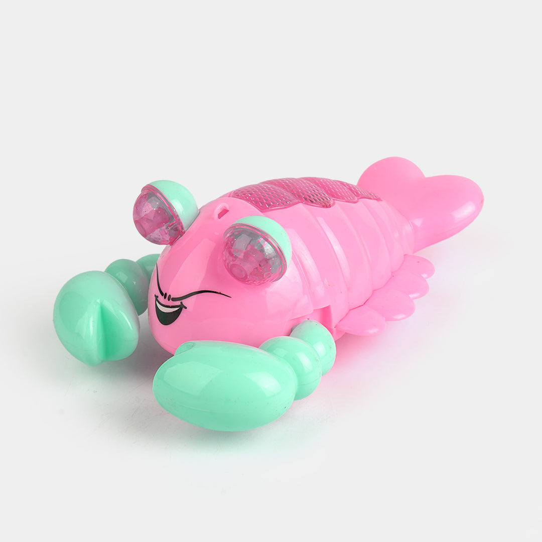 Electric Light & Sound Crawling Lobster Toy