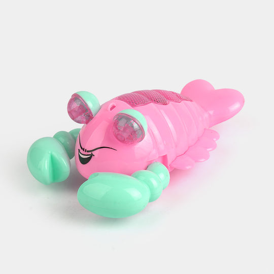 Electric Light & Sound Crawling Lobster Toy
