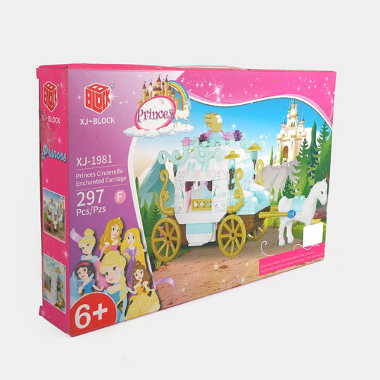Princes Enchanted Carriage Building Block Set