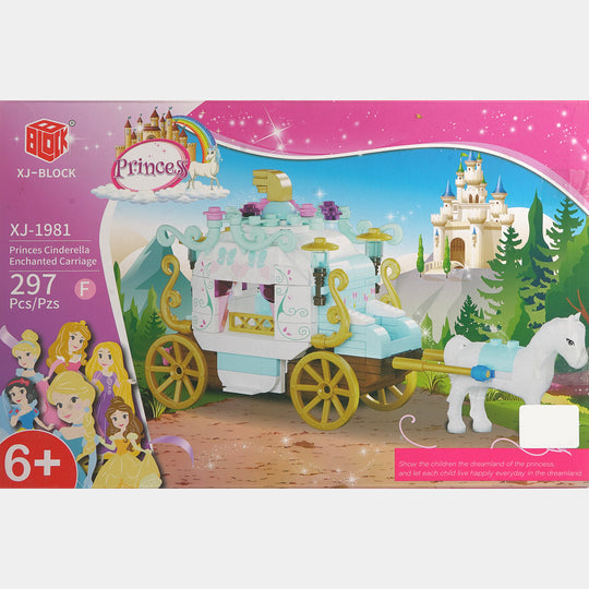 Princes Enchanted Carriage Building Block Set