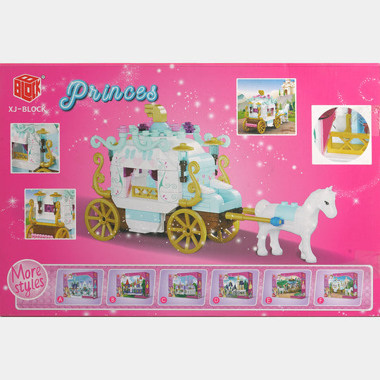 Princes Enchanted Carriage Building Block Set