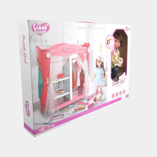 12" Doll Set with Play Accessories